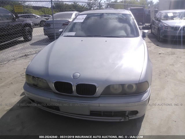 WBADT63421CF09193 - 2001 BMW 530 I AUTOMATIC SILVER photo 6