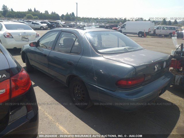 1Y1SK5267SZ007491 - 1995 GEO PRIZM LSI GREEN photo 3