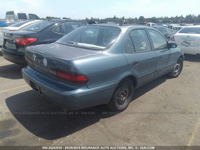 1Y1SK5267SZ007491 - 1995 GEO PRIZM LSI GREEN photo 4