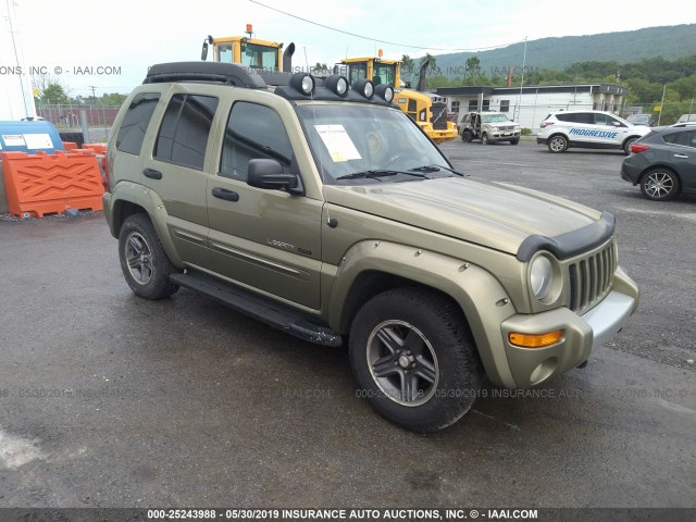 1J4GL38K33W668612 - 2003 JEEP LIBERTY RENEGADE 绿色 照片 1