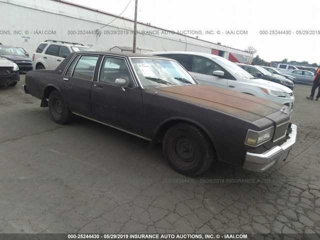 1G1BL5163JR202904 - 1988 CHEVROLET CAPRICE BLACK photo 1