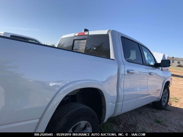 1C6SRFJT8KN735784 - 2019 RAM 1500 LARAMIE WHITE photo 5