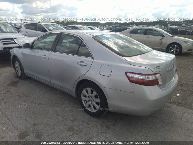 4T1BB46K47U018437 - 2007 TOYOTA CAMRY HYBRID SILVER photo 3