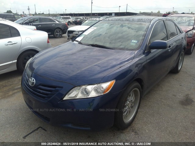 4T1BE46KX7U003447 - 2007 TOYOTA CAMRY CE/LE/XLE/SE BLUE photo 2