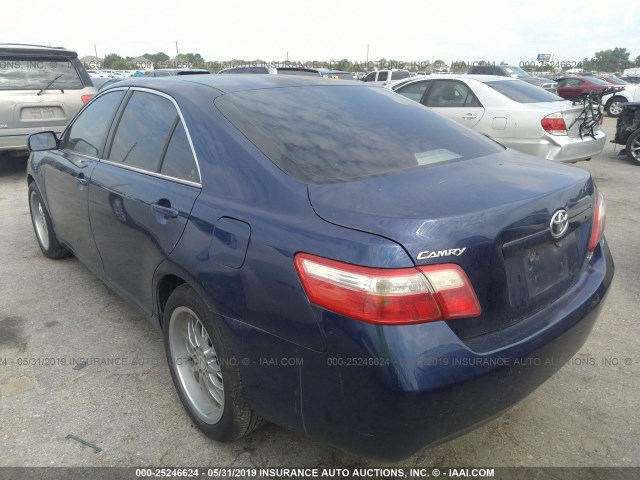 4T1BE46KX7U003447 - 2007 TOYOTA CAMRY CE/LE/XLE/SE BLUE photo 3