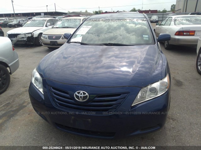 4T1BE46KX7U003447 - 2007 TOYOTA CAMRY CE/LE/XLE/SE BLUE photo 6
