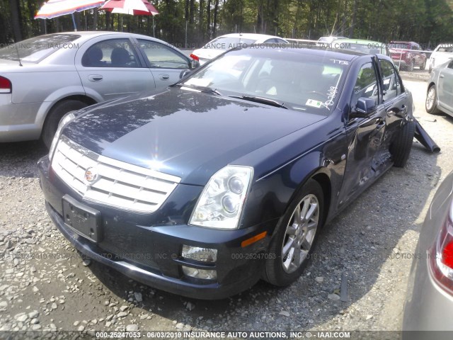 1G6DW677070187758 - 2007 CADILLAC STS BLUE photo 2