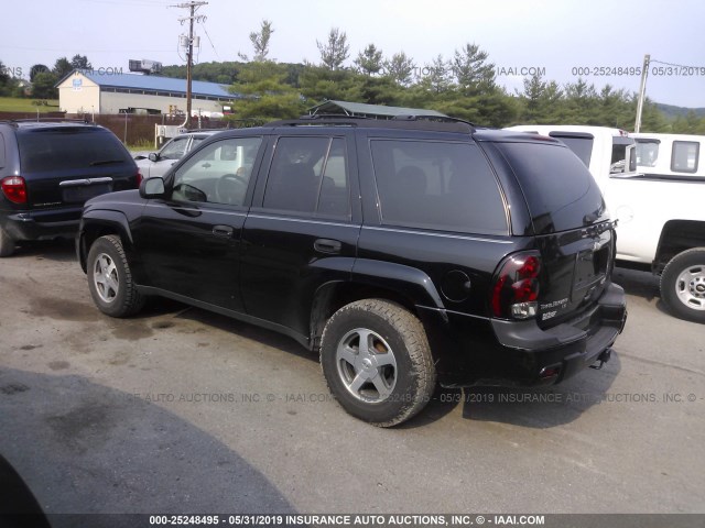 1GNDT13S562114429 - 2006 CHEVROLET TRAILBLAZER LS/LT BLACK photo 3