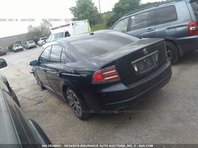 19UUA66238A052725 - 2008 ACURA TL BLACK photo 3