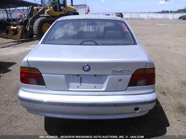 WBADN6348YGM67025 - 2000 BMW 540 I AUTOMATIC SILVER photo 6