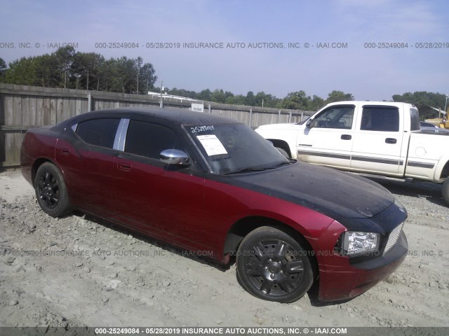 2B3KA43R07H769435 - 2007 DODGE CHARGER SE/SXT MAROON photo 1