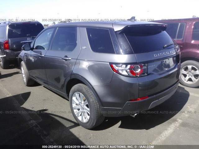 SALCP2BG5GH565914 - 2016 LAND ROVER DISCOVERY SPORT SE GRAY photo 3