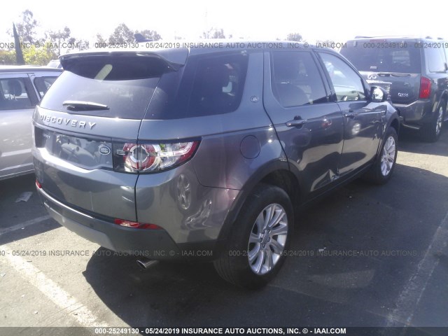 SALCP2BG5GH565914 - 2016 LAND ROVER DISCOVERY SPORT SE GRAY photo 4