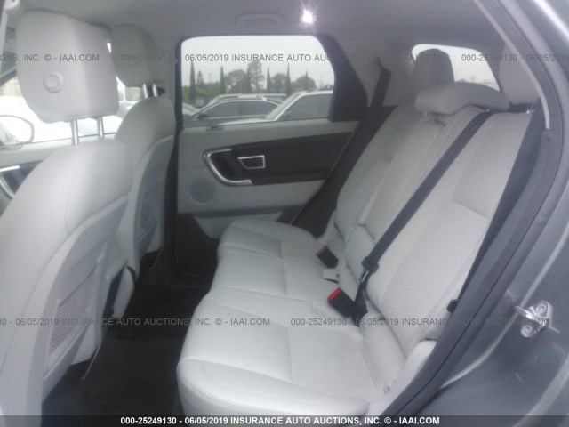 SALCP2BG5GH565914 - 2016 LAND ROVER DISCOVERY SPORT SE GRAY photo 8