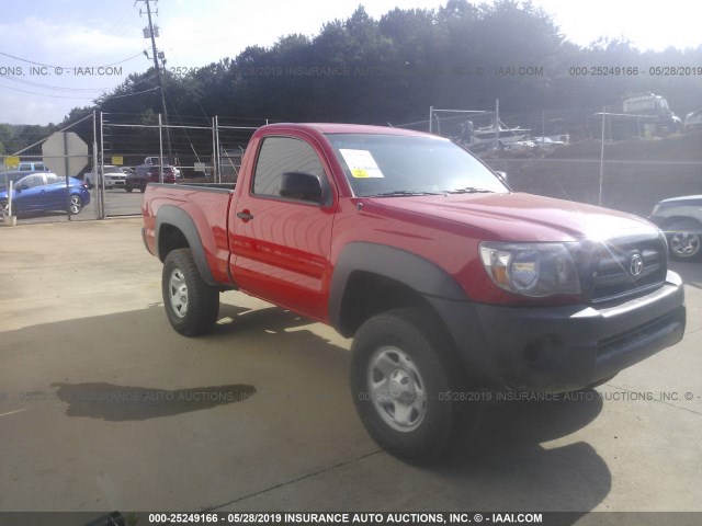 5TEPX42N58Z566385 - 2008 TOYOTA TACOMA RED photo 1