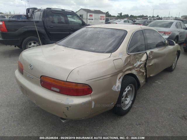 JT8JZ31C3N0008720 - 1992 LEXUS SC 300 GOLD photo 4