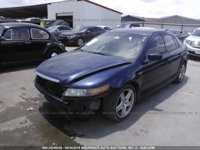 19UUA66256A004625 - 2006 ACURA 3.2TL BLUE photo 2