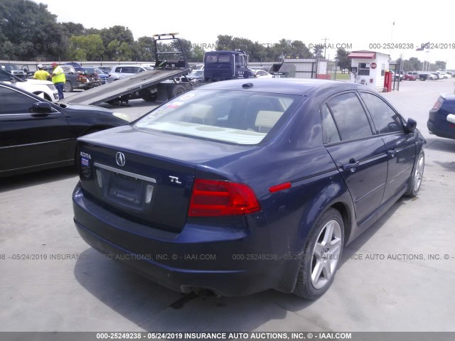 19UUA66256A004625 - 2006 ACURA 3.2TL BLUE photo 4