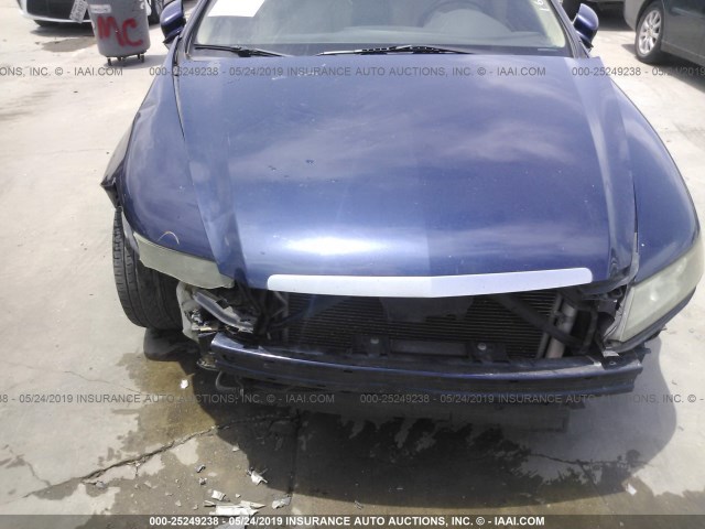 19UUA66256A004625 - 2006 ACURA 3.2TL BLUE photo 6