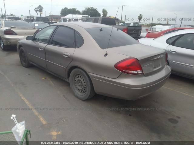 1FAFP53U47A124199 - 2007 FORD TAURUS SE GOLD photo 3