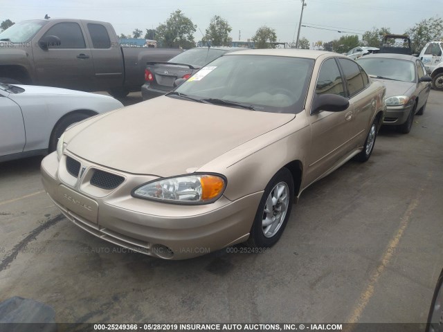 1G2NF52E64M551854 - 2004 PONTIAC GRAND AM SE1 GOLD photo 2