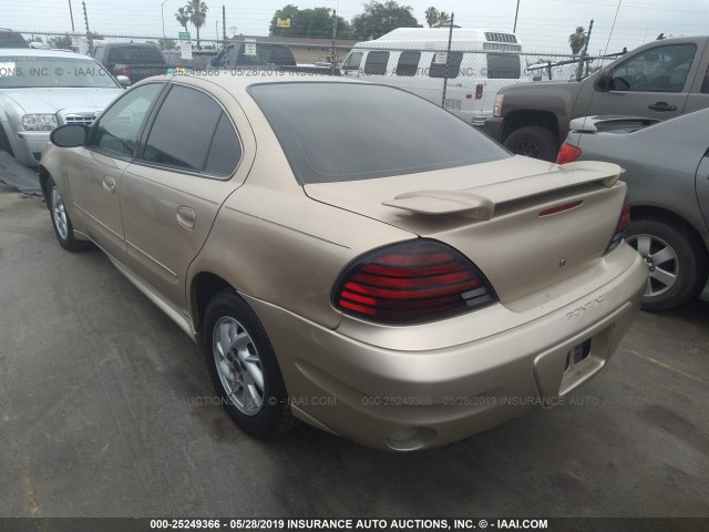 1G2NF52E64M551854 - 2004 PONTIAC GRAND AM SE1 GOLD photo 3