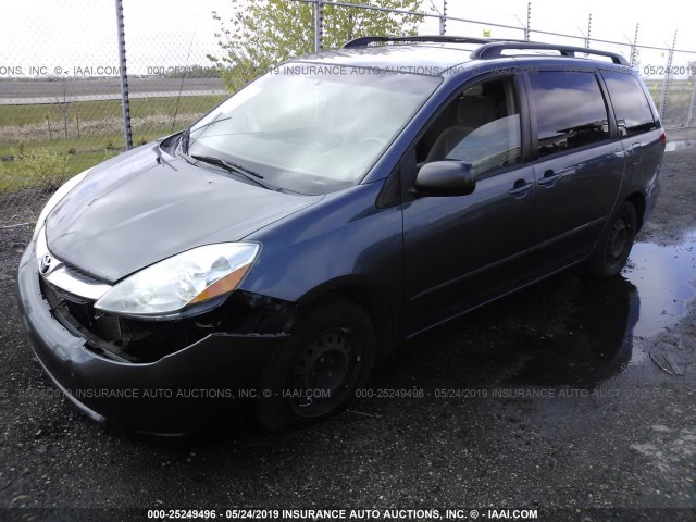 5TDZA23C86S531183 - 2006 TOYOTA SIENNA CE/LE GRAY photo 2