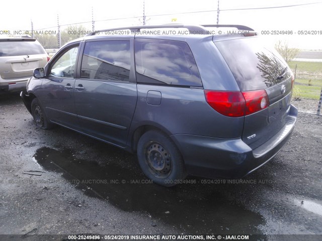 5TDZA23C86S531183 - 2006 TOYOTA SIENNA CE/LE GRAY photo 3