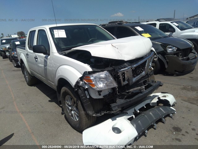 1N6AD0EV7KN706415 - 2019 NISSAN FRONTIER S/SV/SL/PRO-4X WHITE photo 1