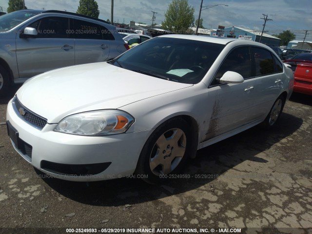 2G1WD57C791199800 - 2009 CHEVROLET IMPALA SS WHITE photo 2