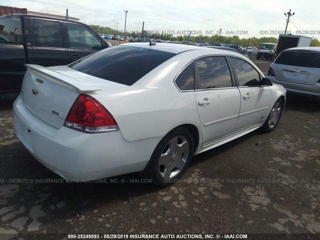 2G1WD57C791199800 - 2009 CHEVROLET IMPALA SS WHITE photo 4