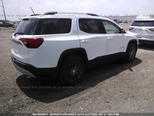 1GKKNMLS6JZ230528 - 2018 GMC ACADIA SLT-1 WHITE photo 4