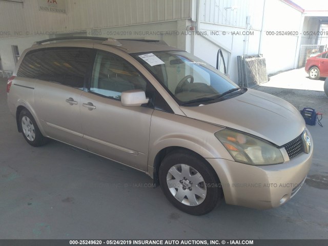 5N1BV28U26N105627 - 2006 NISSAN QUEST S/SE/SL GOLD photo 1