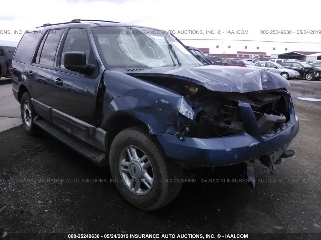 1FMPU16L14LA46236 - 2004 FORD EXPEDITION XLT BLUE photo 1