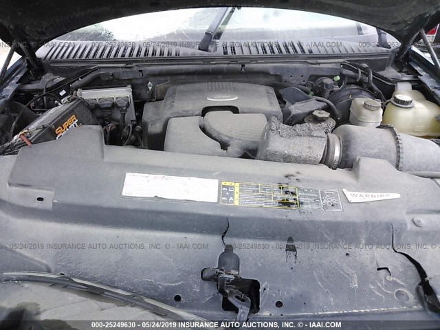 1FMPU16L14LA46236 - 2004 FORD EXPEDITION XLT BLUE photo 10