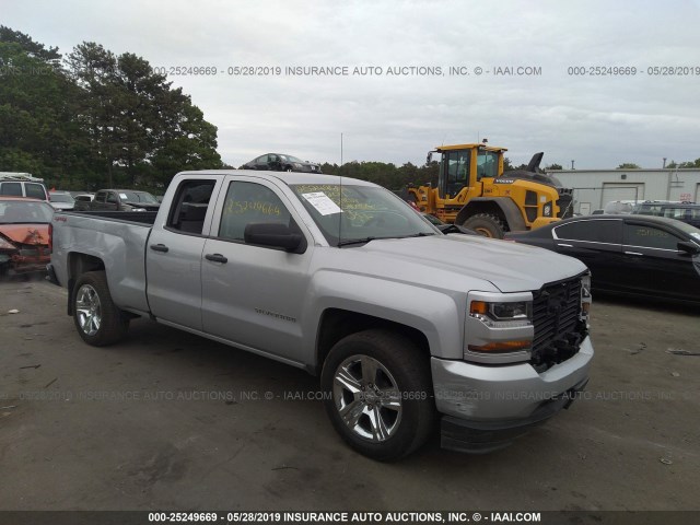 1GCVKPEC8HZ399260 - 2017 CHEVROLET SILVERADO K1500 CUSTOM SILVER photo 1