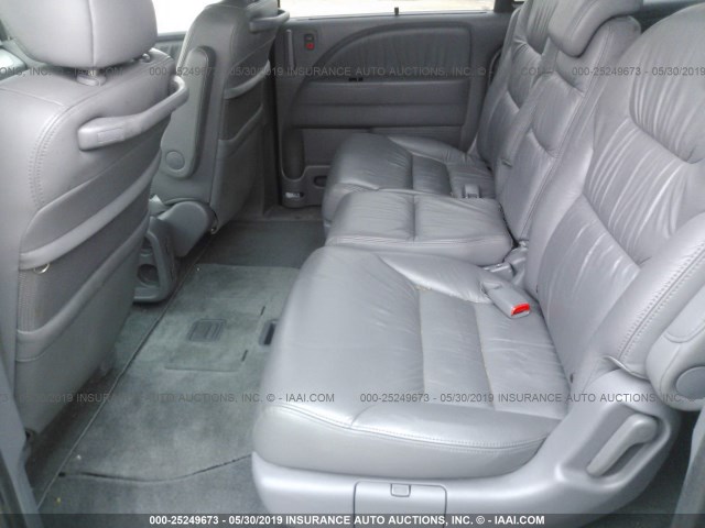 5FNRL38727B461830 - 2007 HONDA ODYSSEY EXL SILVER photo 8