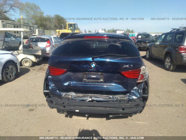 WBAVM1C58FVW57452 - 2015 BMW X1 SDRIVE28I BLUE photo 6