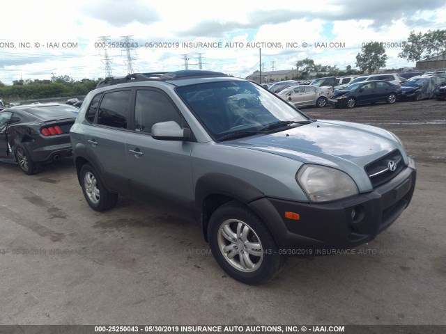 KM8JN72D97U609214 - 2007 HYUNDAI TUCSON SE/LIMITED Light Blue photo 1