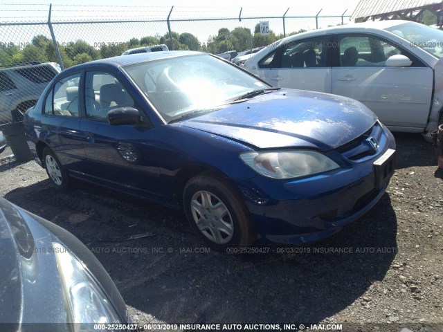 2HGES16335H609742 - 2005 HONDA CIVIC DX VP 蓝色 照片 1