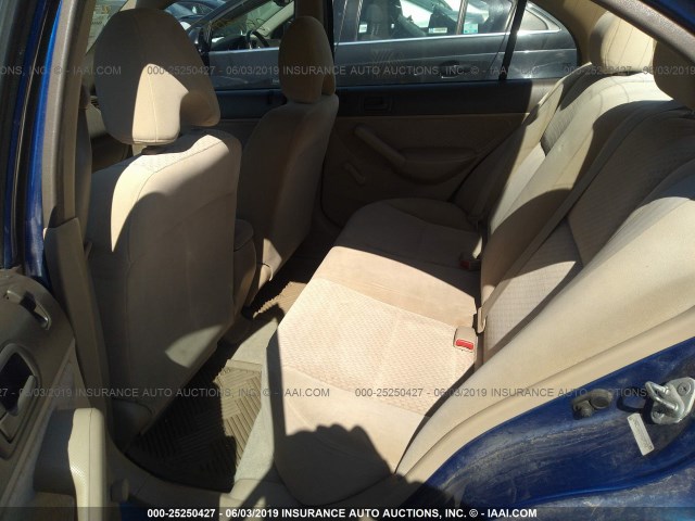 2HGES16335H609742 - 2005 HONDA CIVIC DX VP 蓝色 照片 8