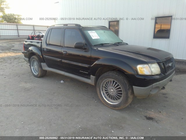 1FMZU77E21UA37823 - 2001 FORD EXPLORER SPORT TR  BLACK photo 1