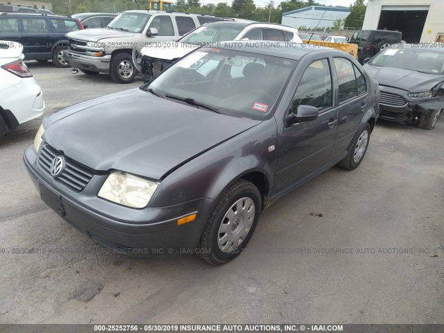 3VWRK69M03M135889 - 2003 VOLKSWAGEN JETTA GL GRAY photo 2