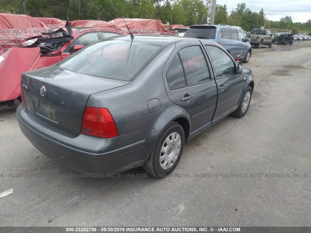 3VWRK69M03M135889 - 2003 VOLKSWAGEN JETTA GL GRAY photo 4