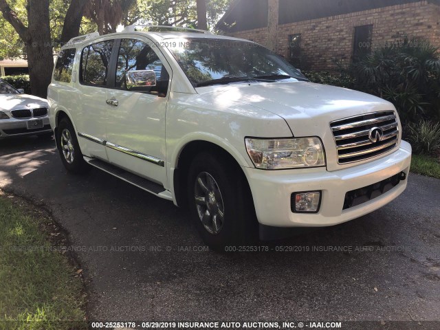 5N3AA08A66N802033 - 2006 INFINITI QX56 WHITE photo 1