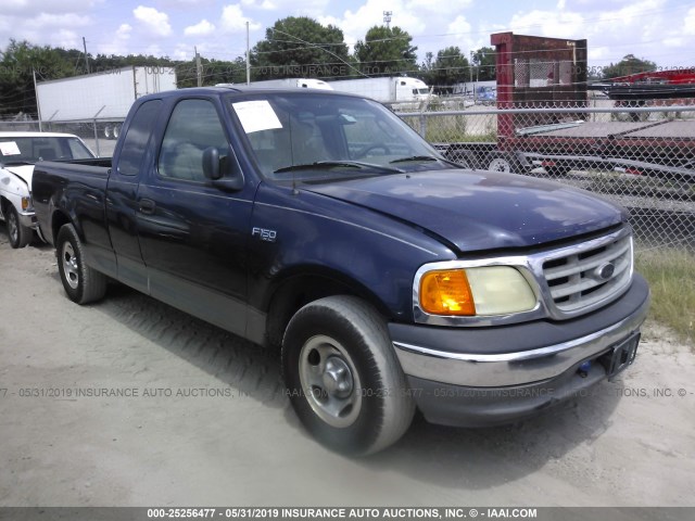 2FTRX17224CA59663 - 2004 FORD F-150 HERITAGE CLASSIC BLUE photo 1