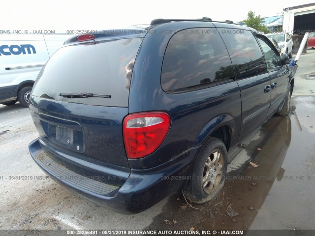 2D4GP44L33R117784 - 2003 DODGE GRAND CARAVAN SPORT BLUE photo 4