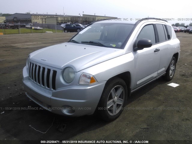 1J8FT57WX7D250933 - 2007 JEEP COMPASS LIMITED SILVER photo 2