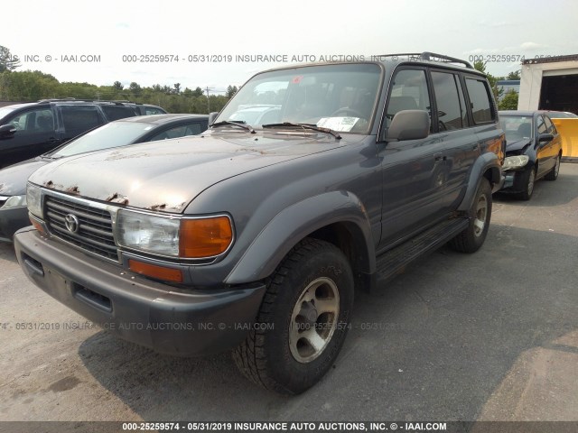 JT3HJ85J1V0164532 - 1997 TOYOTA LAND CRUISER HJ85 BLUE photo 2