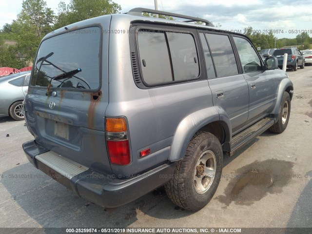 JT3HJ85J1V0164532 - 1997 TOYOTA LAND CRUISER HJ85 BLUE photo 4